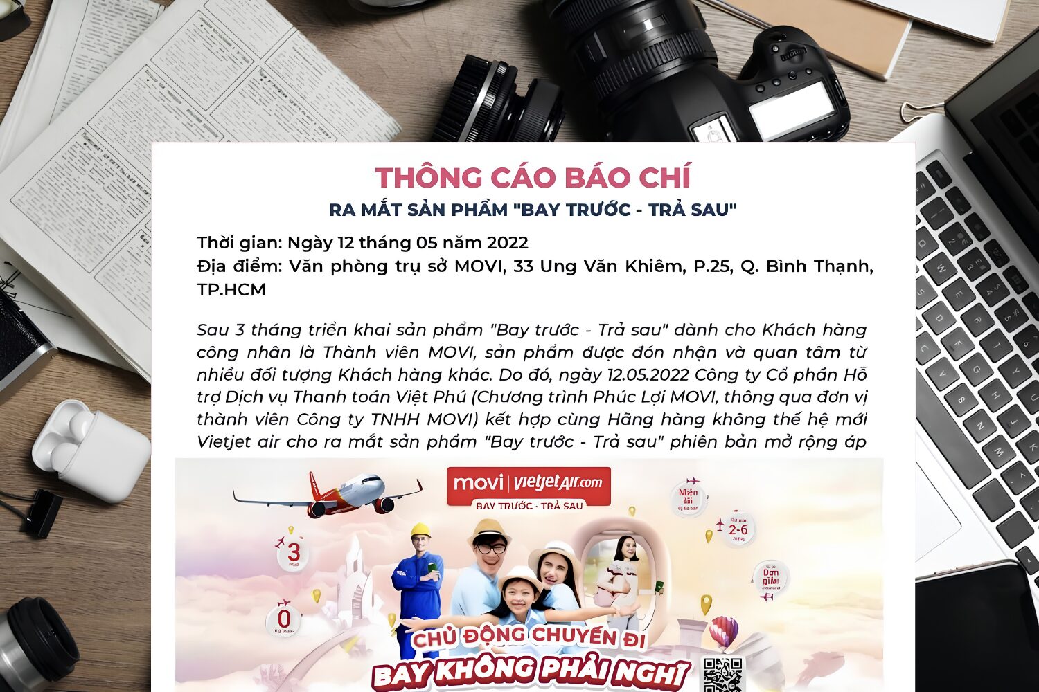 Thông cáo báo chí & Sự kiện | Định dạng PR đưa tin chính thức