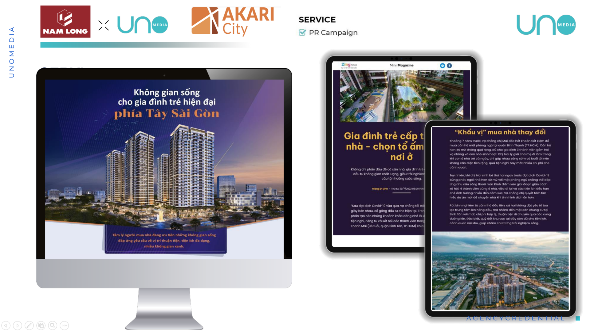 Chiến dịch truyền thông đa nền tảng cho Akari City