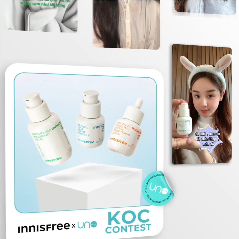 Chiến dịch Booking KOL, KOC do UNO MEDIA triển khai