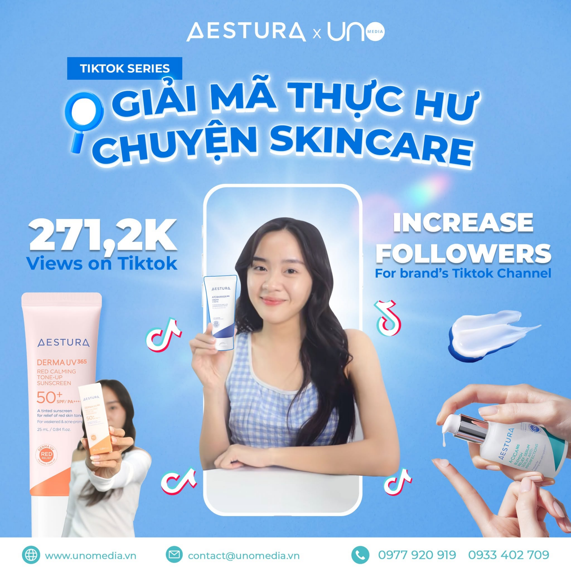 Influencer quảng bá sản phẩm trong chiến dịch Booking KOL