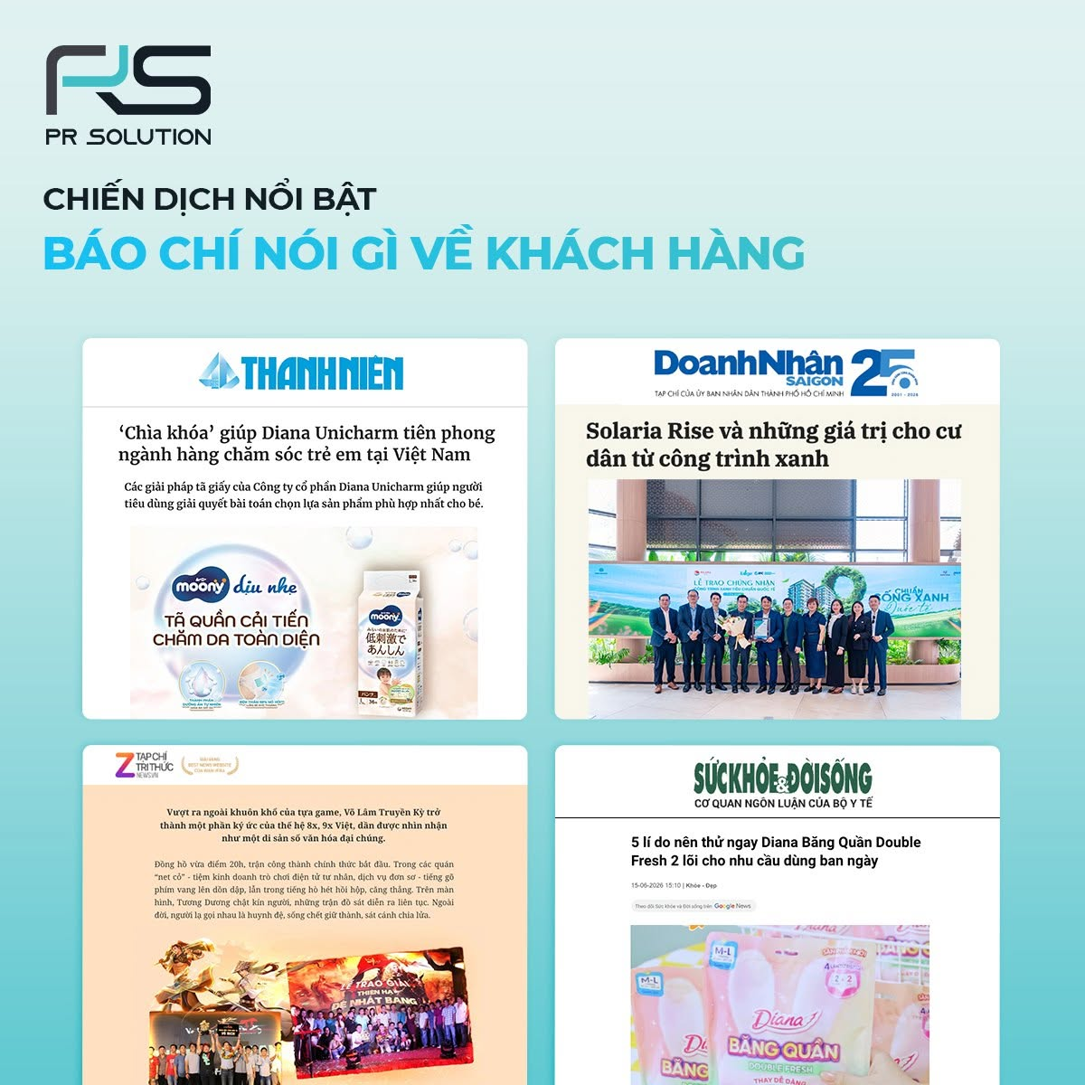 Bài PR báo chí của khách hàng UNO MEDIA trên báo lớn